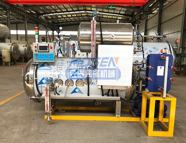 全自動(dòng)噴淋殺菌鍋