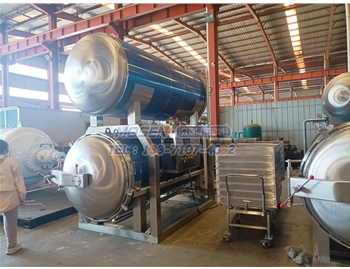 出口歐洲全自動殺菌鍋