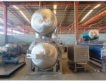 盒裝預制菜雙層水浴殺菌鍋